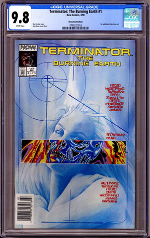 The Terminator: The Burning Earth 1 CGC 9.8 (NM/M) (1990) Newsstand