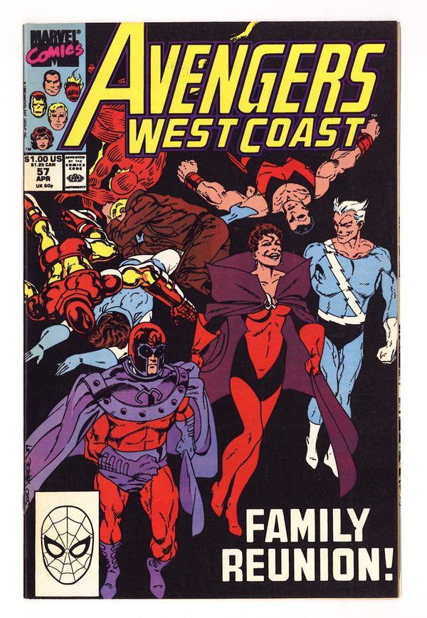 Avengers West Coast Vol 2 57 High Grade (1990)
