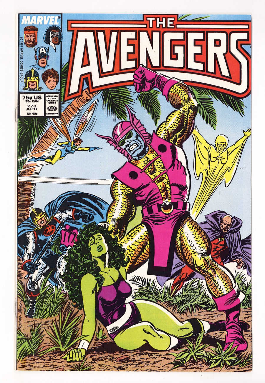 The Avengers Vol 1 278  High Grade   (1987)   Direct  