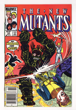The New Mutants Vol 1 33 High Grade (1985) Newsstand