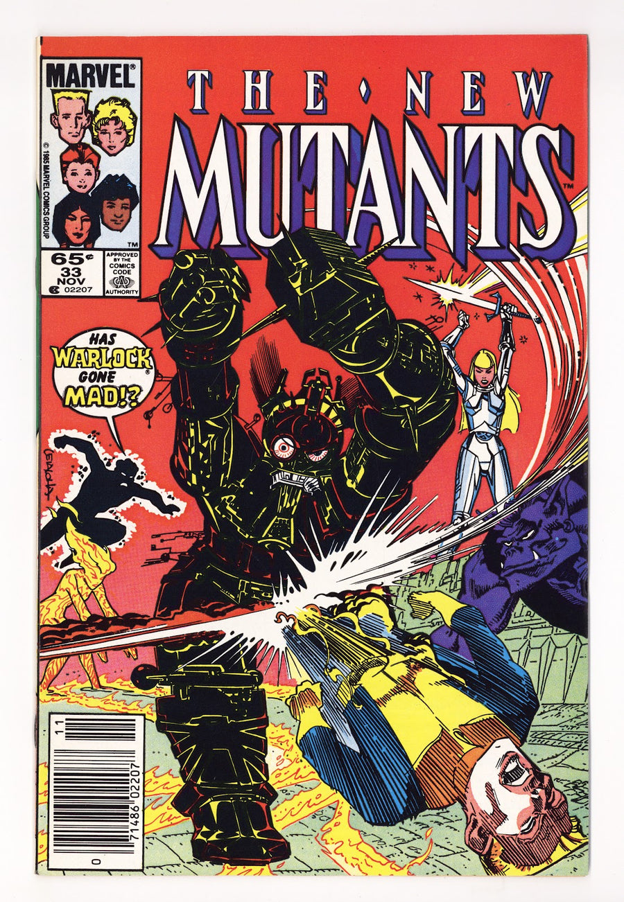 The New Mutants Vol 1 33 High Grade (1985) Newsstand 