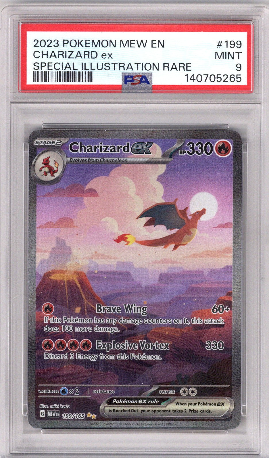 Pokemon 151 Charizard Ex PSA 9 (2023)