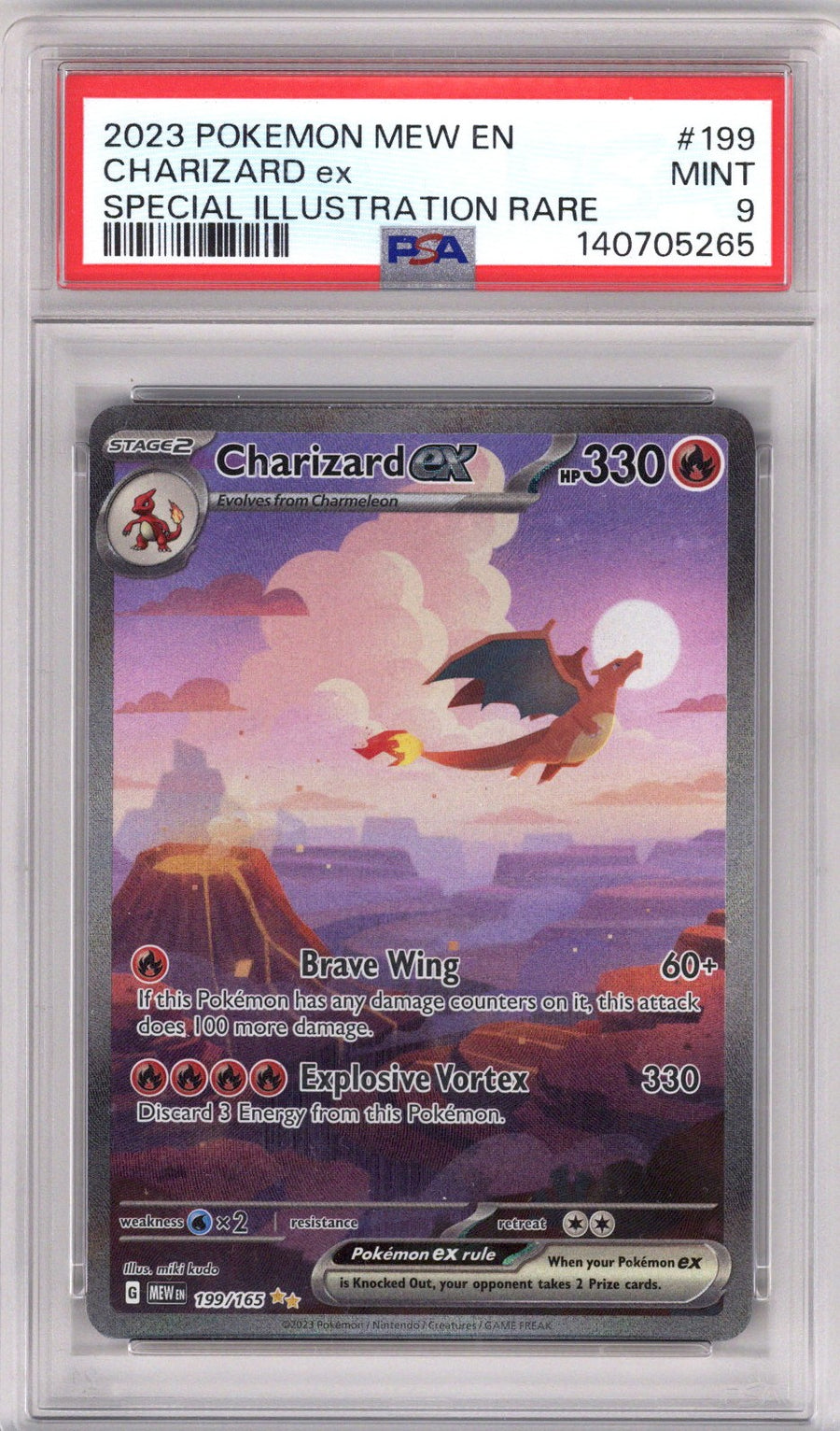 Pokemon 151 Charizard Ex PSA 9 (2023)