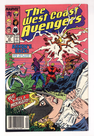 West Coast Avengers Vol 2 31  Mid Grade   (1988)   Newsstand