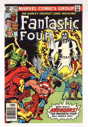 Fantastic Four Vol 1 230 Low Grade (1981) Newsstand