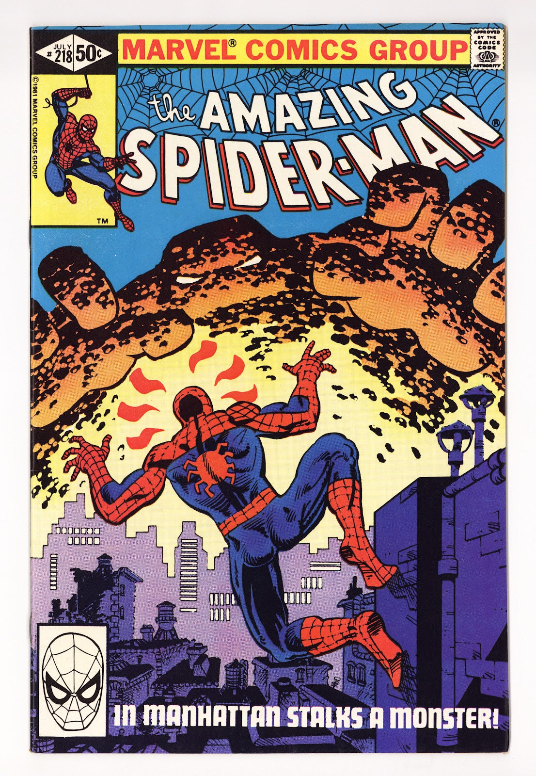 The Amazing Spider-Man Vol 1 218  VF (8.0)   (1981)
