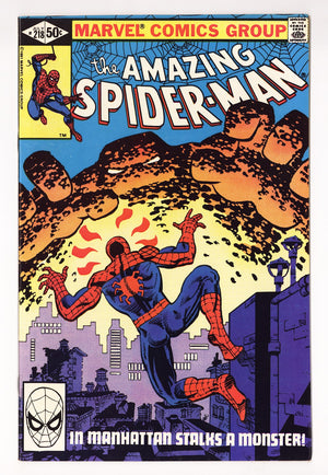 The Amazing Spider-Man Vol 1 218  VF (8.0)   (1981)