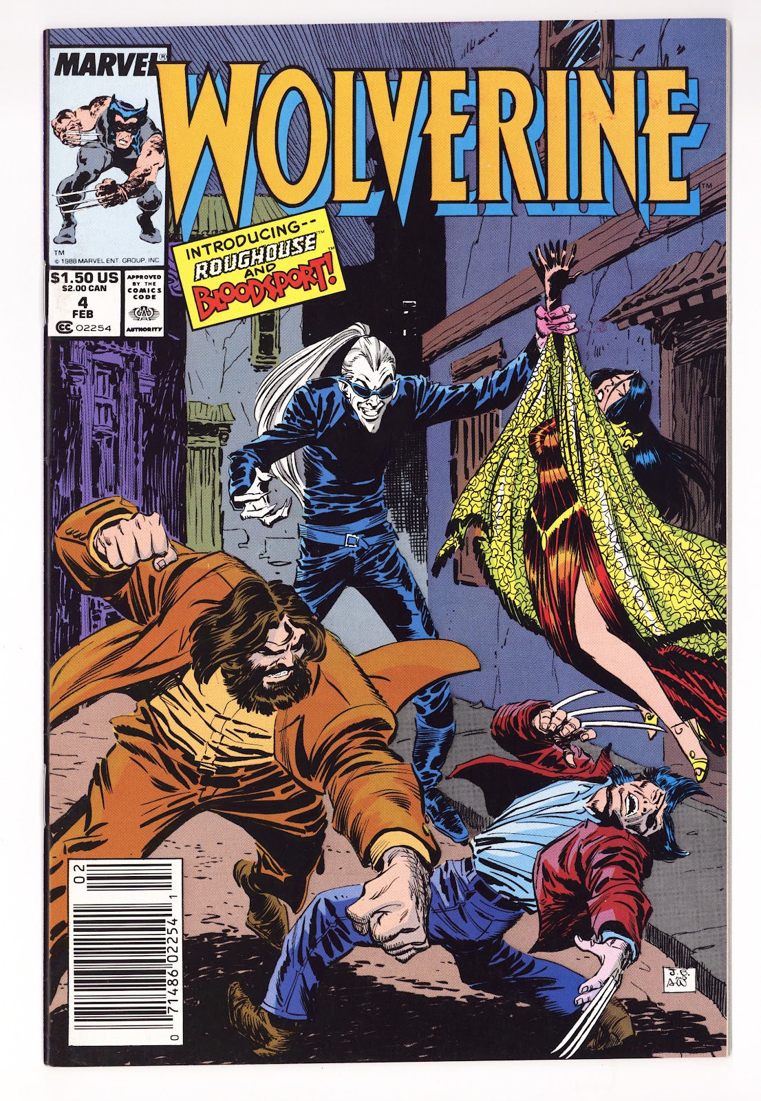 Wolverine Vol 2 4 High Grade (1989) Newsstand 