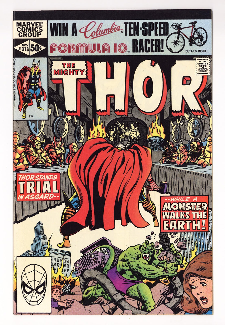 Thor Vol 1 313  High Grade   (1981)     