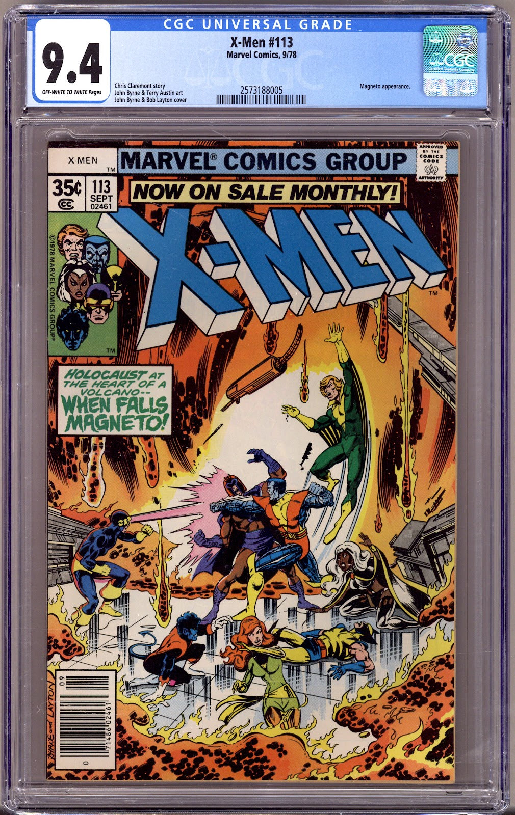 The X-Men Vol 1 113 CGC 9.4 (NM) (1978) 