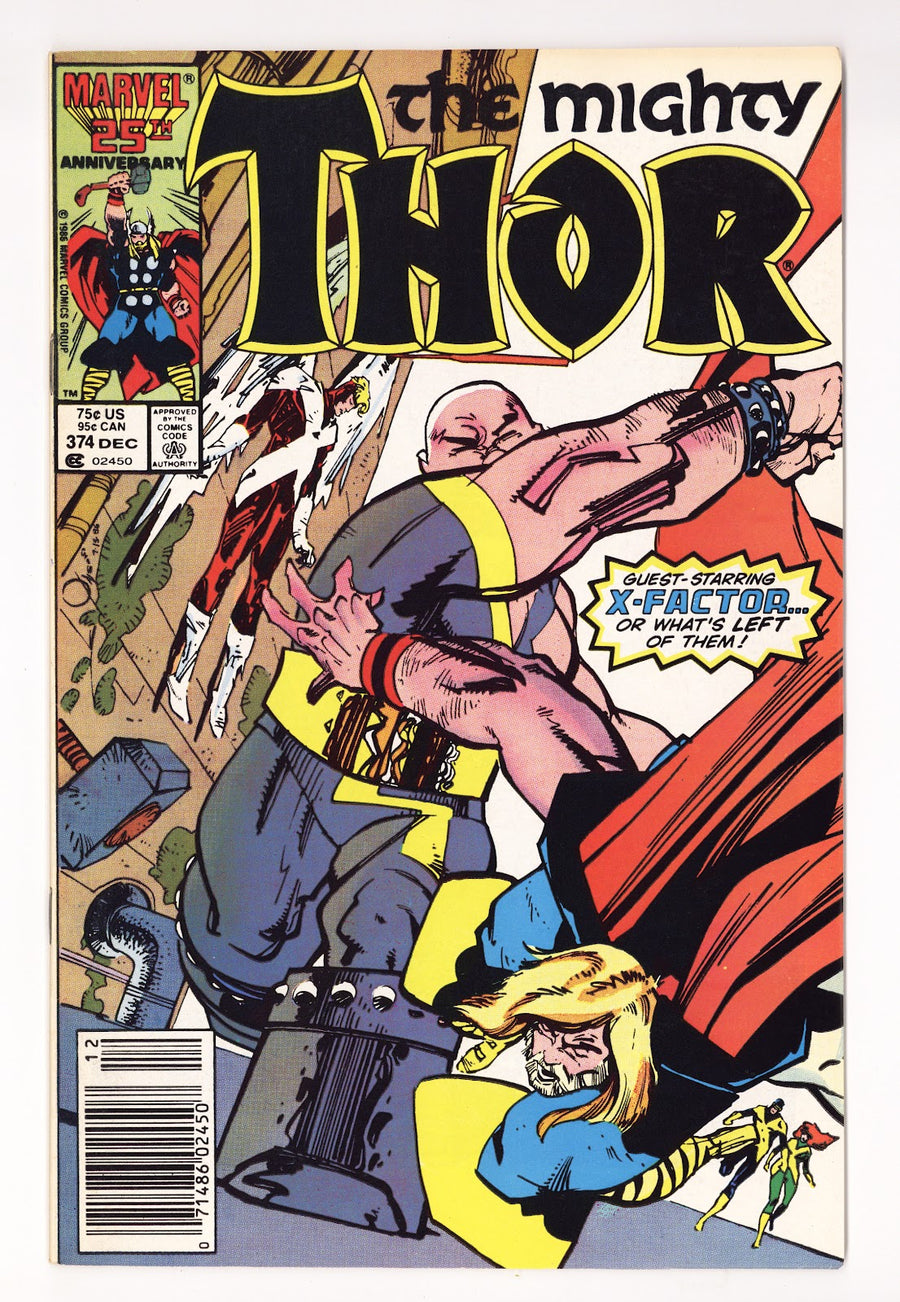 Thor Vol 1 374  Mid Grade   (1986)   Newsstand  