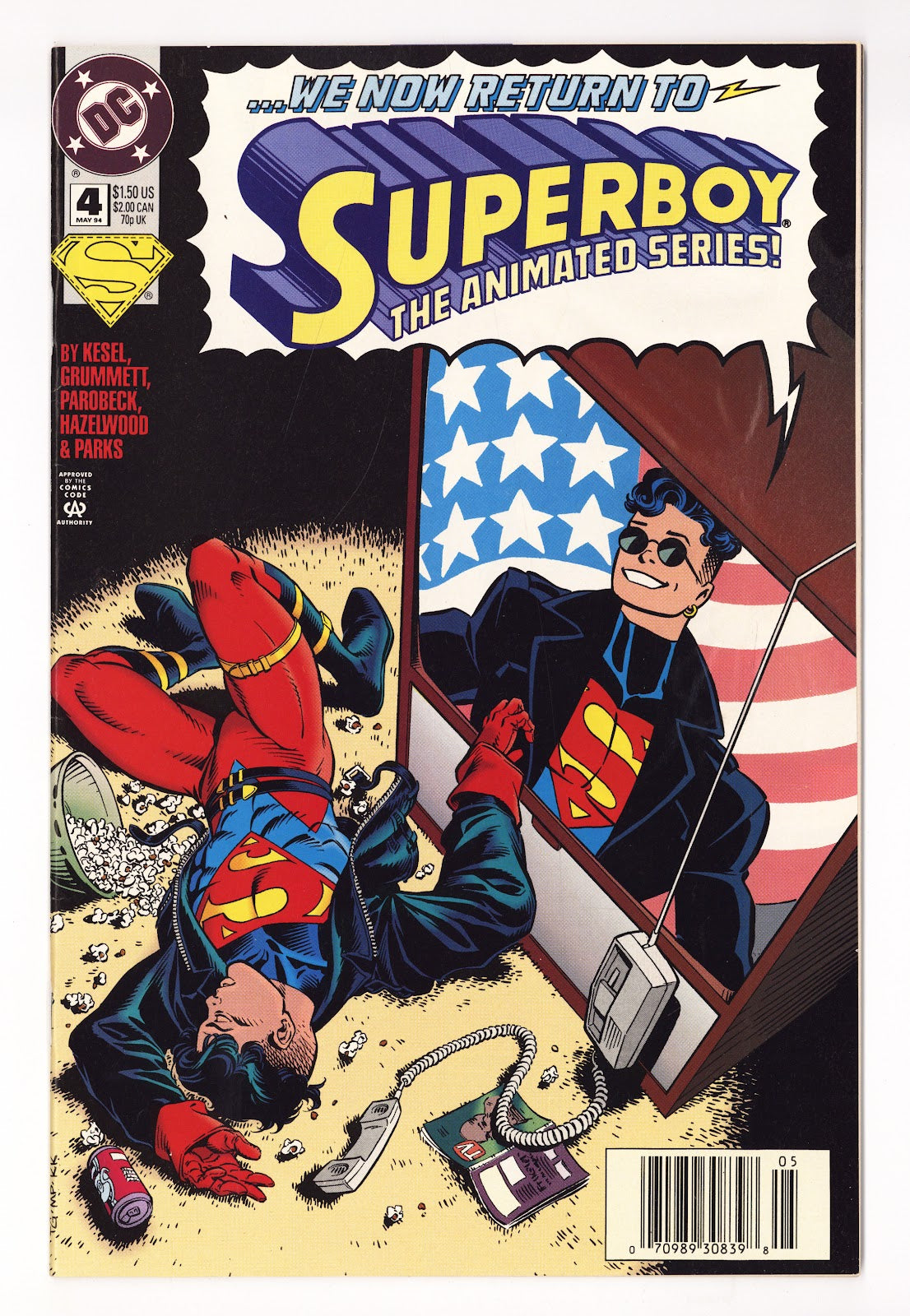 Superboy Vol 3 4  High Grade   (1994)   Newsstand  