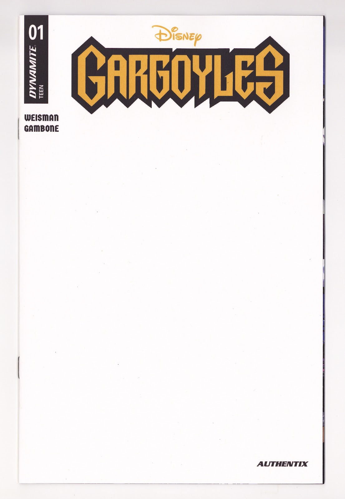 Gargoyles  1   Blank Variant   (2026)