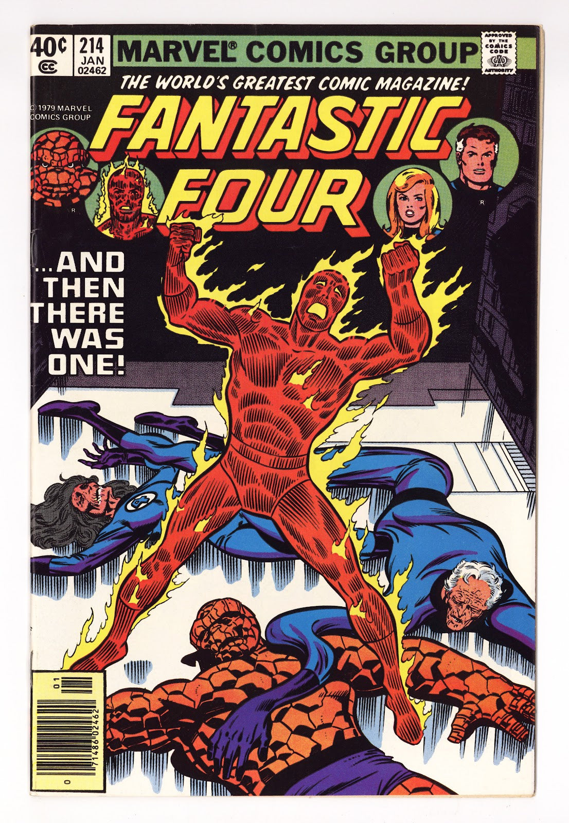 Fantastic Four Vol 1 214 Mid Grade (1980) Newsstand 