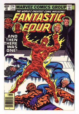 Fantastic Four Vol 1 214 Mid Grade (1980) Newsstand