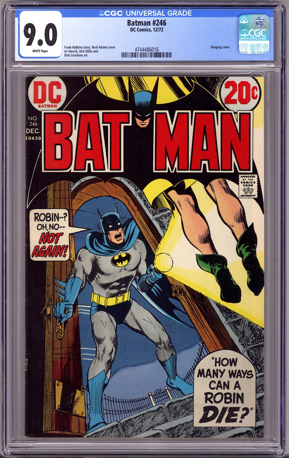 Batman Vol 1 246 CGC 9.0 (VF/NM)   (1972)