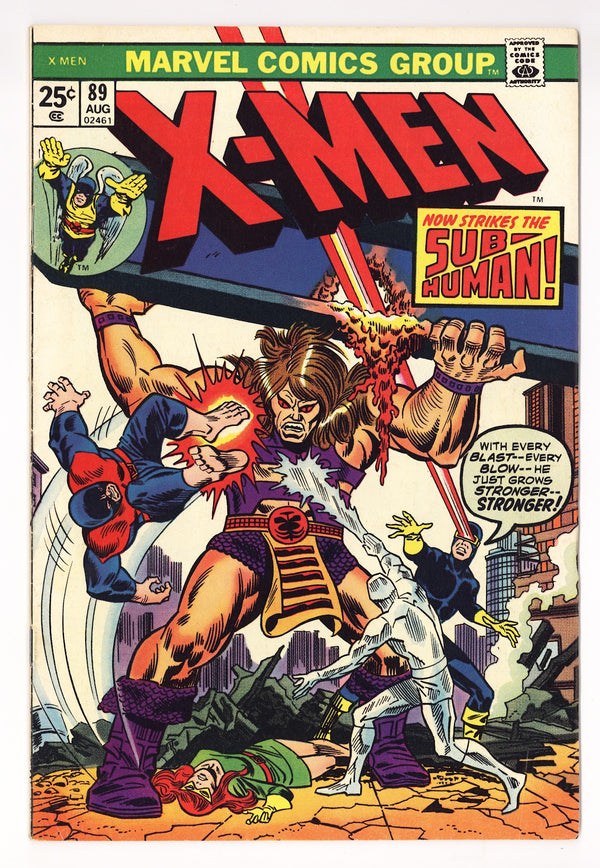 The X-Men Vol 1 89 FN- (5.5) (1974)