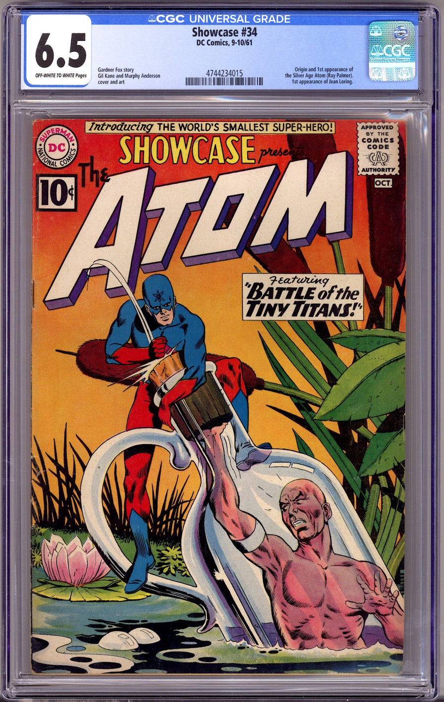 Showcase   34 CGC 6.5 (FN+)   (1961)