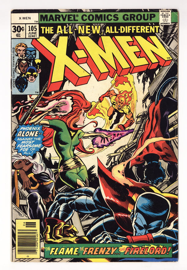 The X-Men Vol 1 105  FN (6.0)   (1977)   30¢