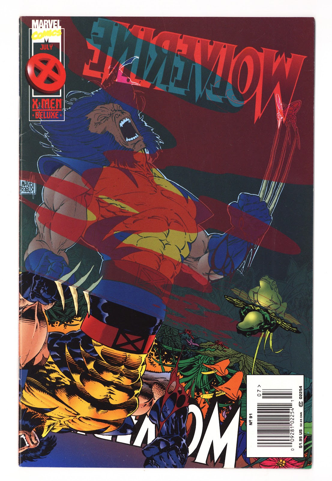 Wolverine Vol 2 91  Mid Grade   (1995)   Newsstand  