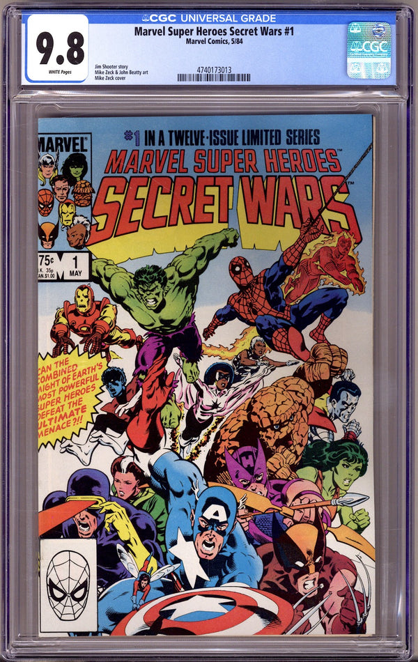 Marvel Super-Heroes Secret Wars 1 CGC 9.8 (NM/M) (1984)