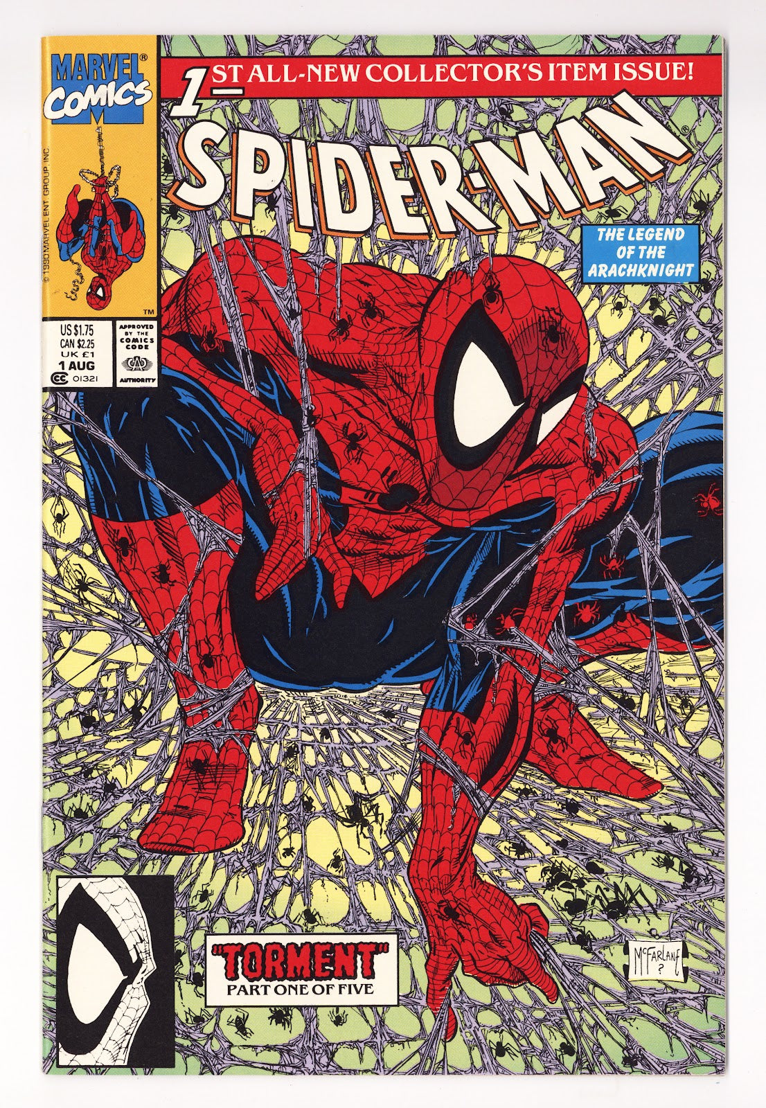 Spider-Man Vol 1 1 NM- (9.2) (1990) 
