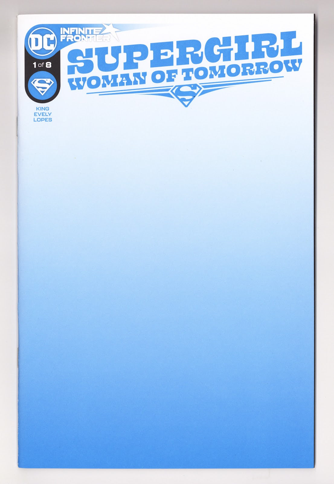 Supergirl: Woman of Tomorrow 1 NM (9.4) (2021) Blank Variant 
