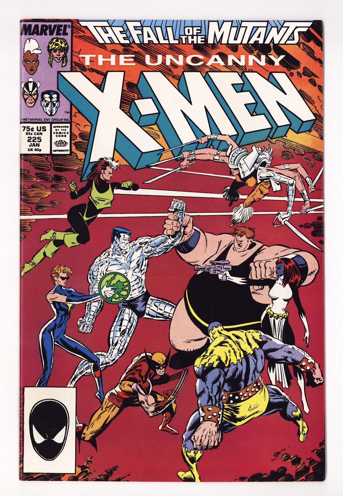 The Uncanny X-Men Vol 1 225 Mid Grade (1988) Direct 