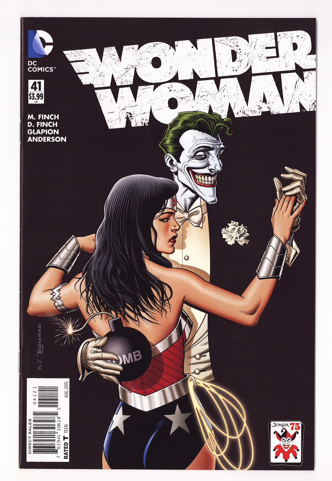Wonder Woman Vol 4 41 Mid Grade (2015) Bolland Variant 