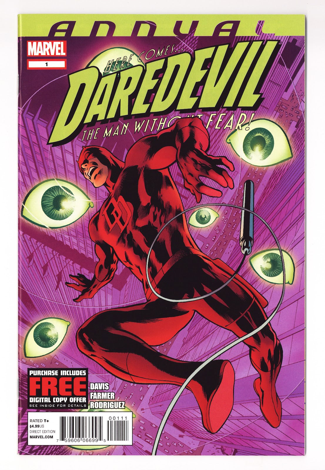 Daredevil Annual Vol 3 1  High Grade   (2012)
