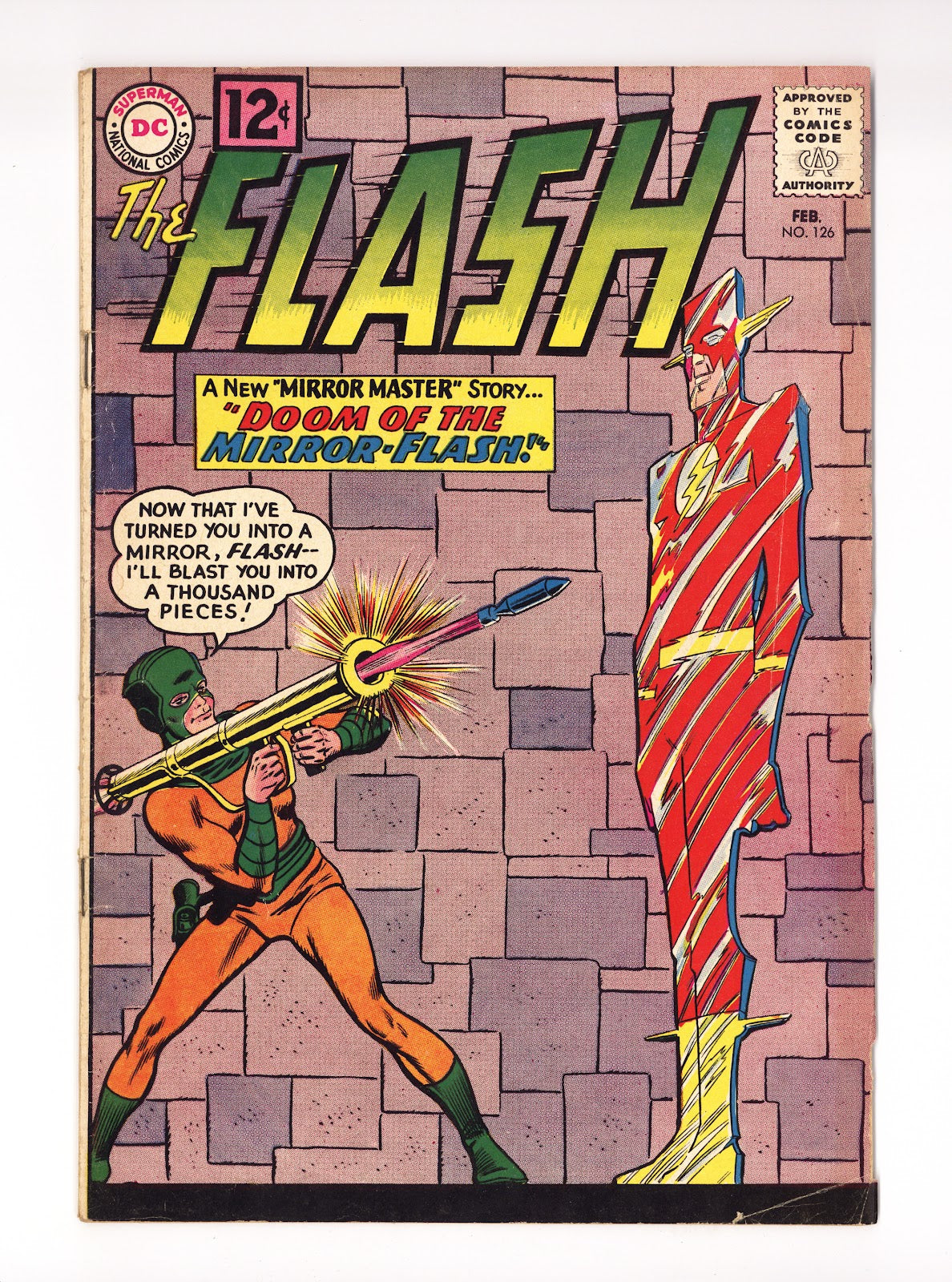 The Flash Vol 1 126  VG- (3.5)   (1962)     
