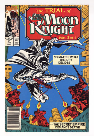 Marc Spector: Moon Knight Vol 1 17  Mid Grade   (1990)