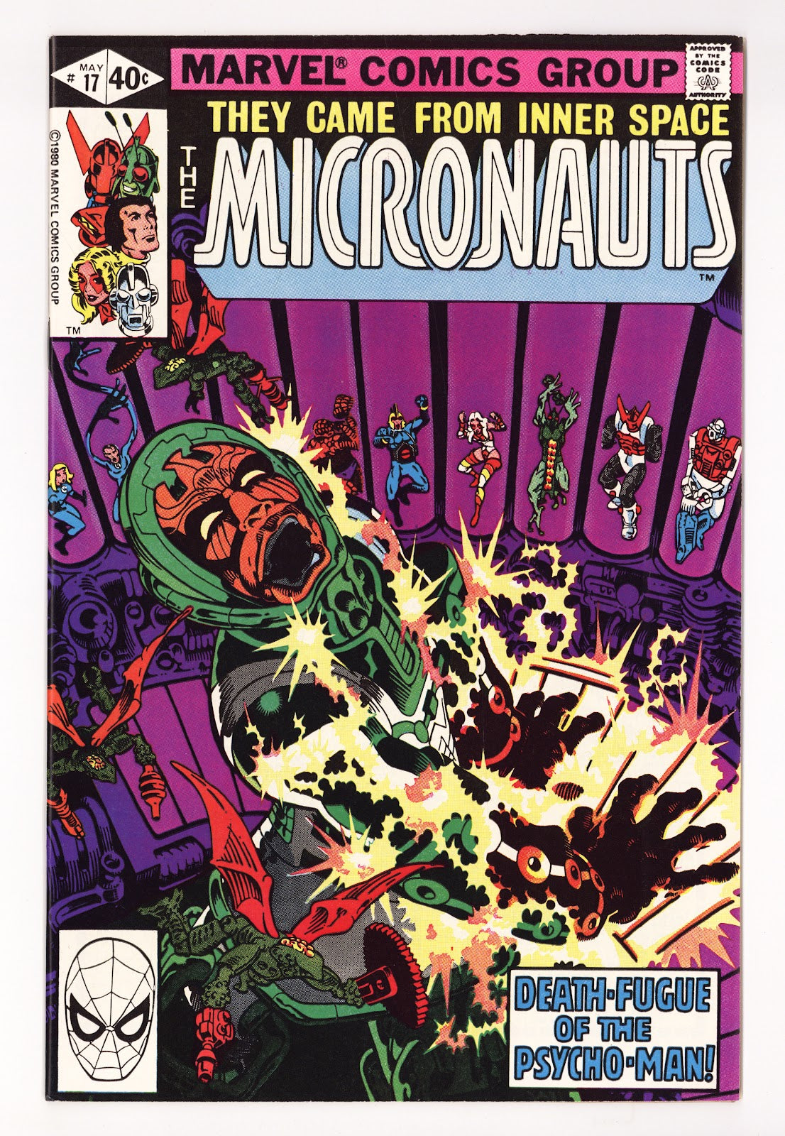 Micronauts Vol 1 17  High Grade   (1980)     