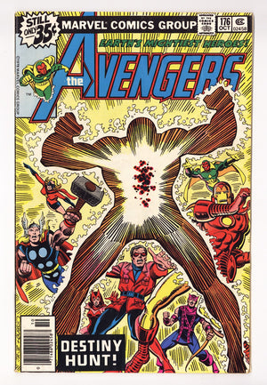 The Avengers Vol 1 176 Low Grade (1978) Regular Edition