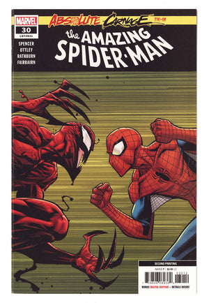 Amazing Spider-Man Vol 5 30 (831) High Grade (2019) OttleY 2nd Print
