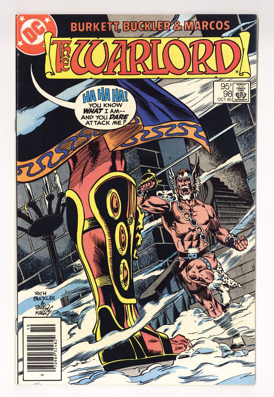 Warlord Vol 1 98  Mid Grade   (1985)   Canadian Price Variant