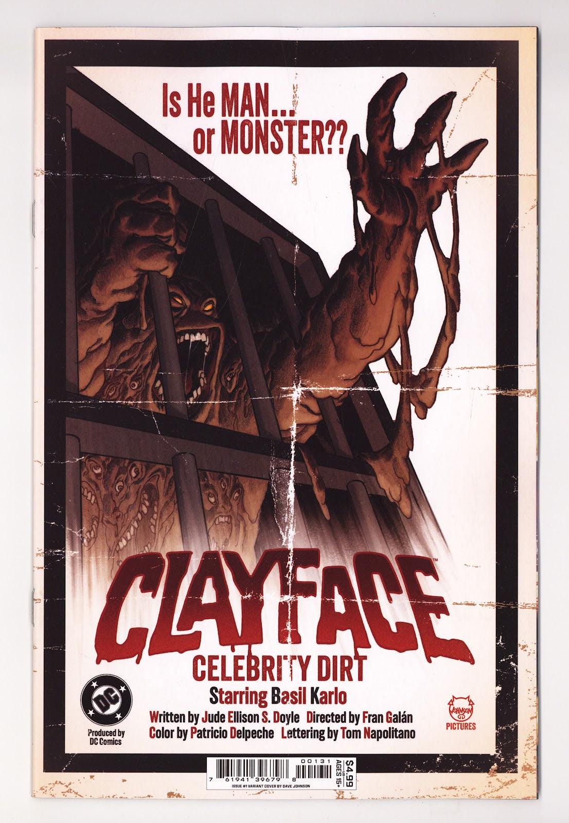 Clayface Celebrity Dirt  1 Johnson  Variant   (2026)