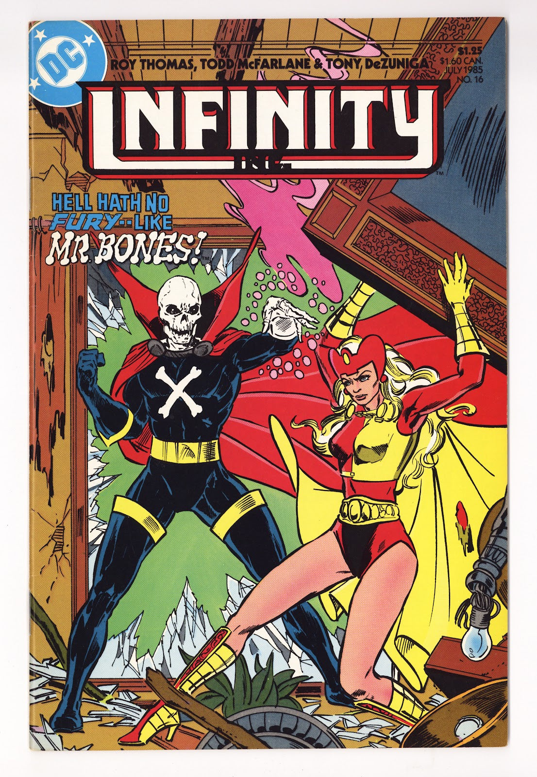 Infinity, Inc. Vol 1 16  Mid Grade   (1985)     