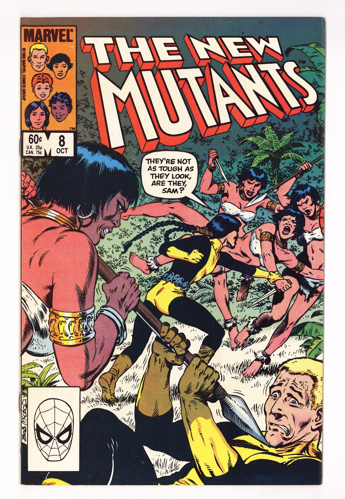 The New Mutants Vol 1 8 Mid Grade (1983) Direct 