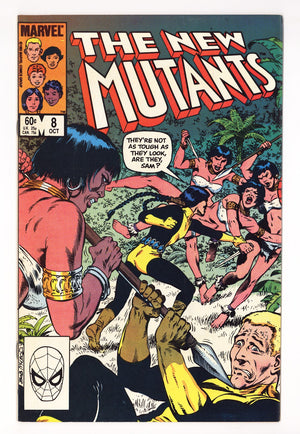 The New Mutants Vol 1 8 Mid Grade (1983) Direct