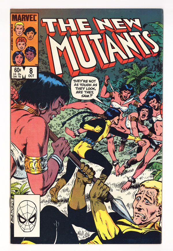 The New Mutants Vol 1 8 Mid Grade (1983) Direct
