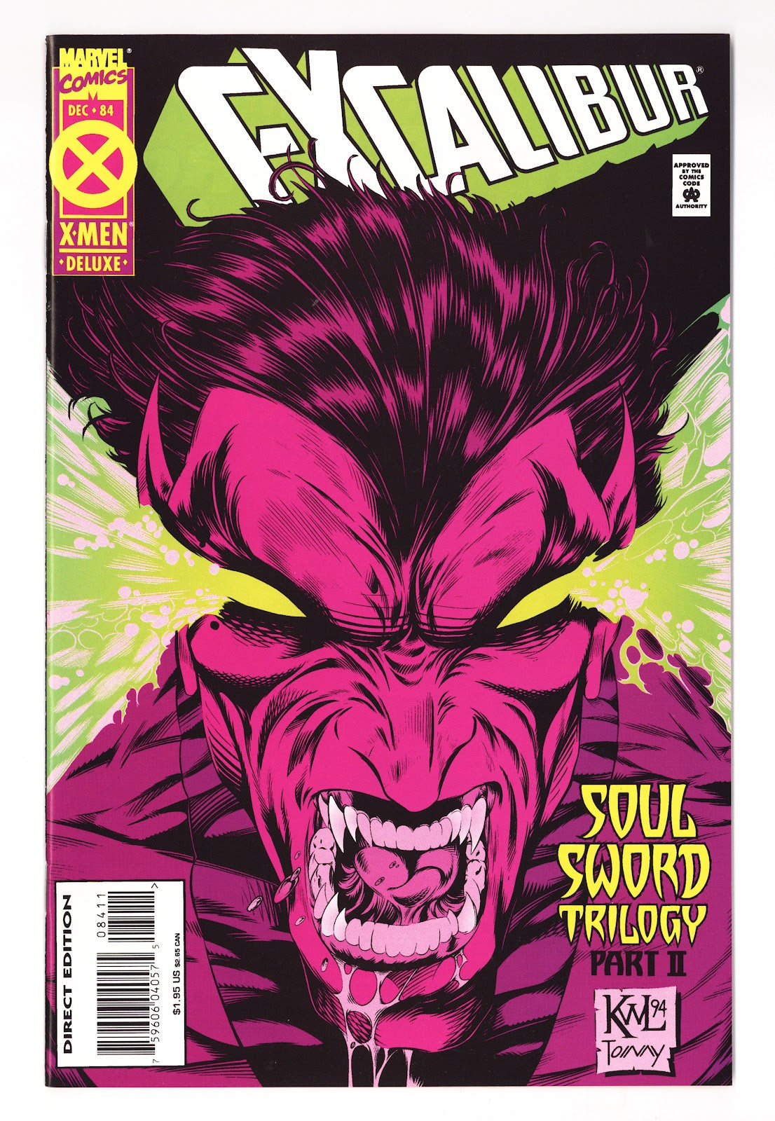 Excalibur Vol 1 84  High Grade   (1994) Deluxe   Deluxe