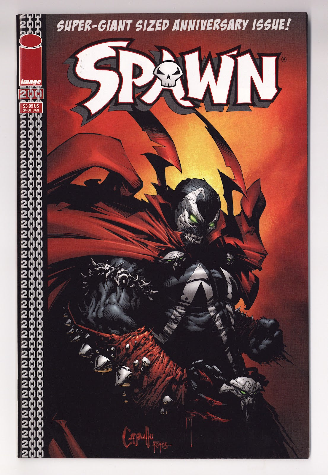 Spawn 200 VF- (7.5) (2011) Capullo by Incentive Variant 