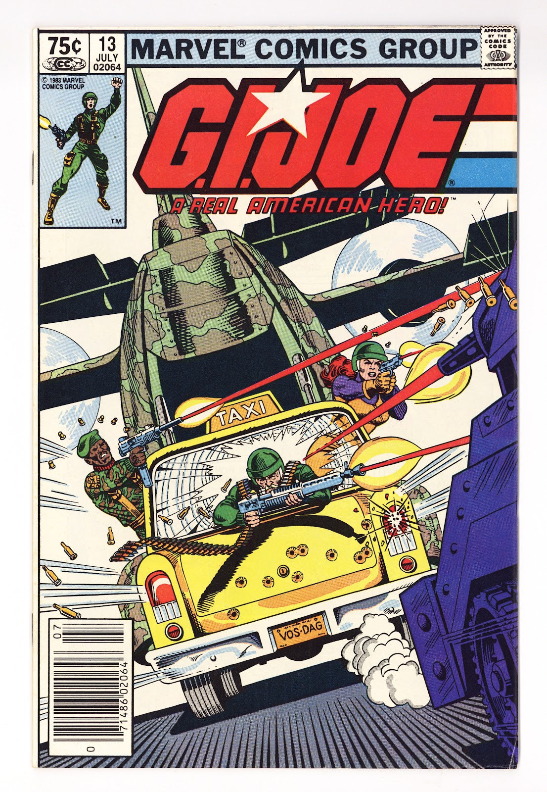 G.I. Joe, A Real American Hero Vol 1 13  FN/VF (7.0)   (1983)   Canadian  