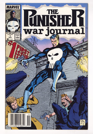 The Punisher War Journal Vol 1 1 FN/VF (7.0) (1988) Newsstand