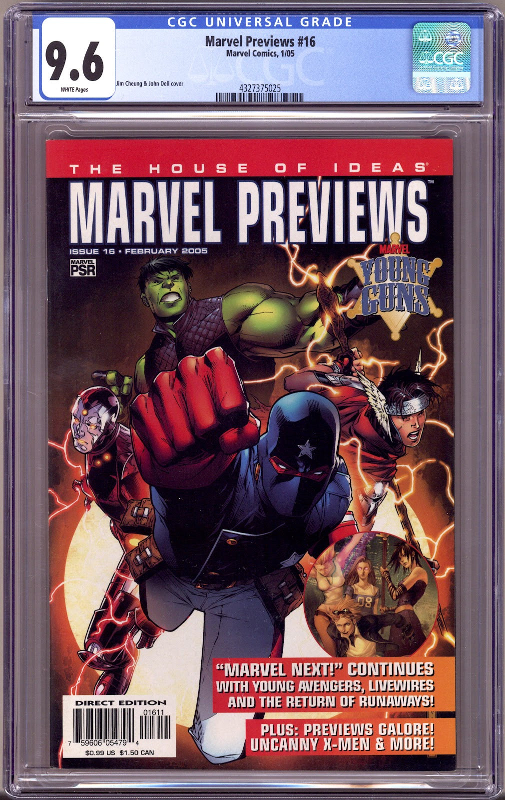 Marvel Previews 16 CGC 9.6 (NM+) (2005) 