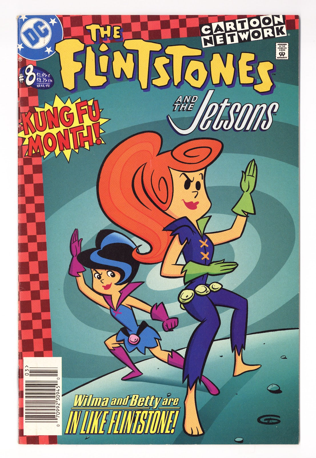 The Flintstones and the Jetsons   8  Mid Grade   (1998)   Newsstand  