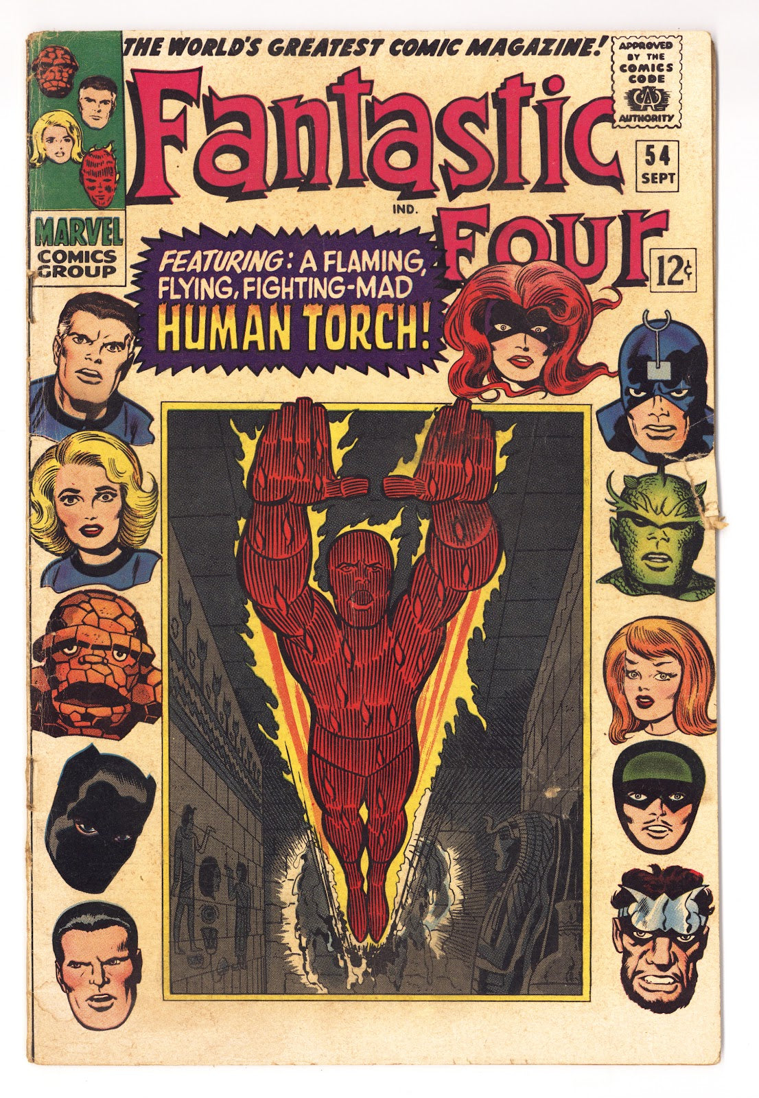 Fantastic Four Vol 1 54  VG- (3.5)   (1966)