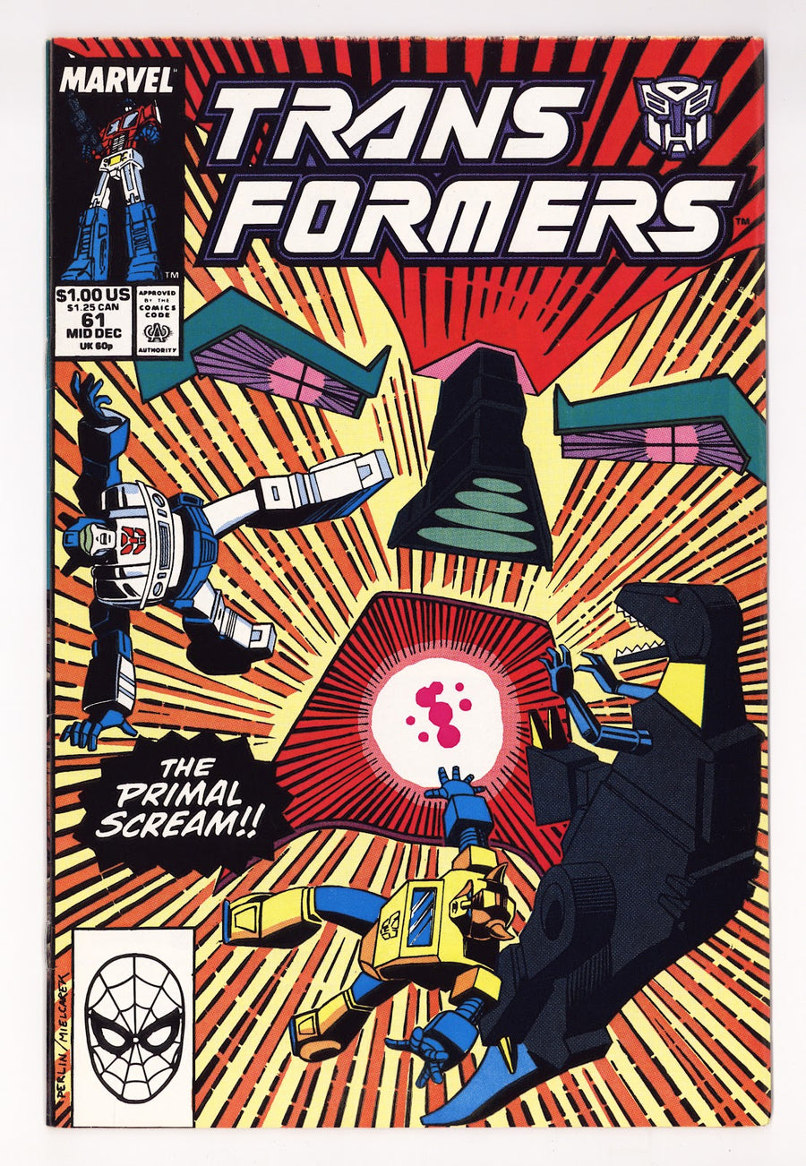 The Transformers Vol 1 61  VF/NM (9.0)   (1989)     