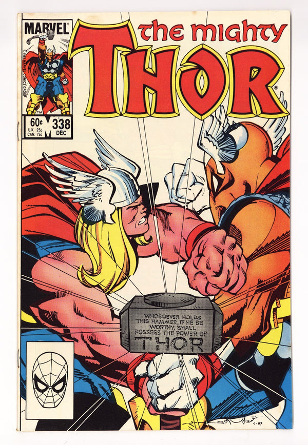 Thor Vol 1 338  Mid Grade   (1983)